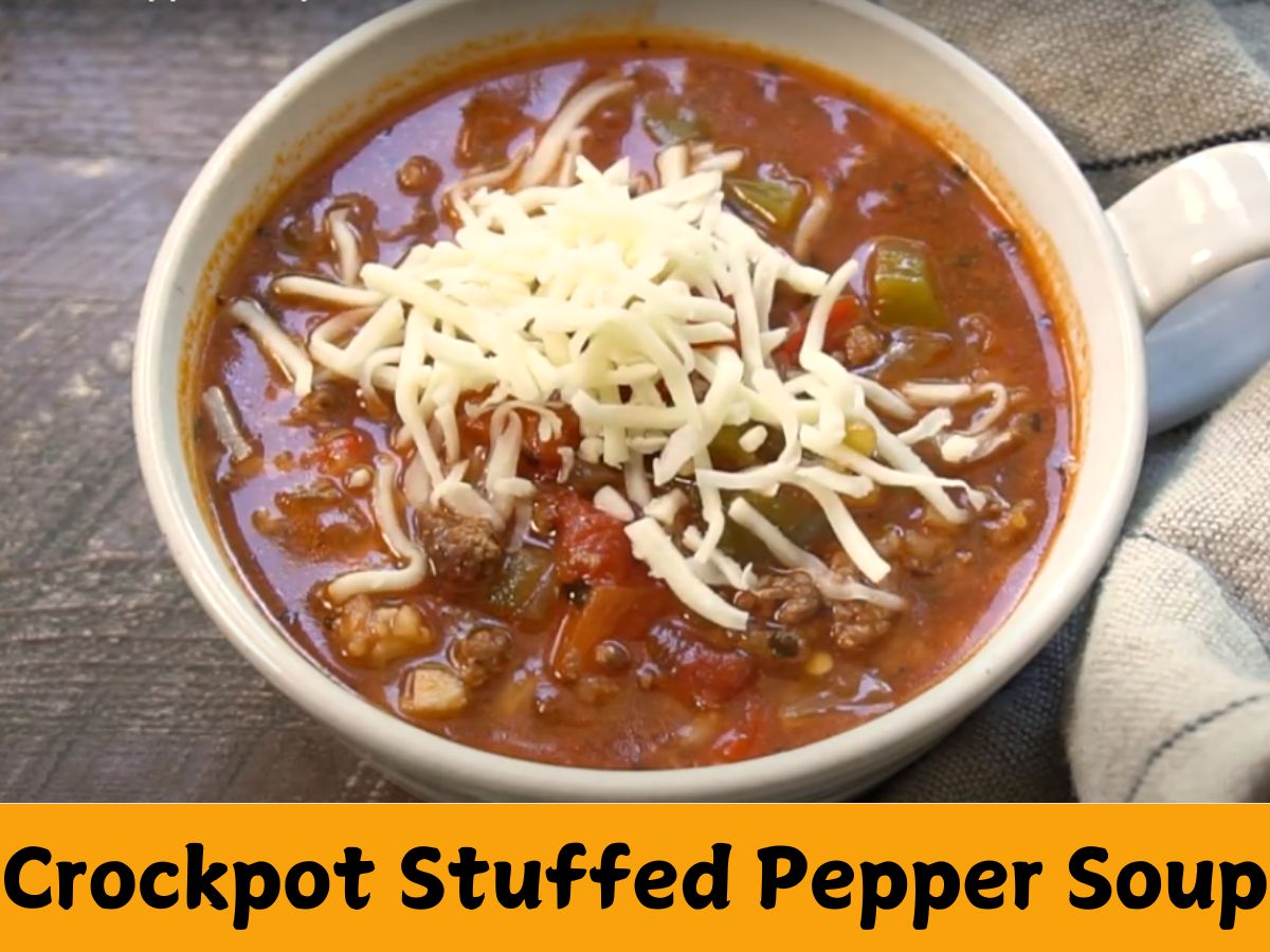 Crockpot Stuffed Pepper Soup Recipe