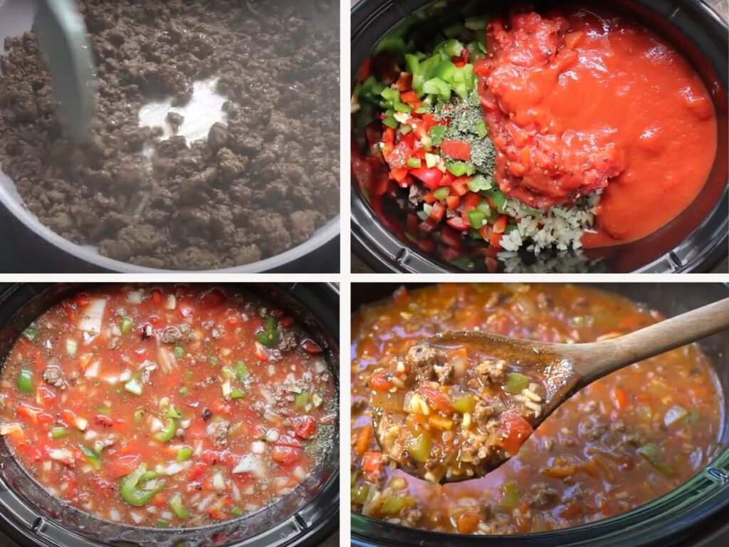 Crockpot Stuffed Pepper Soup Recipe