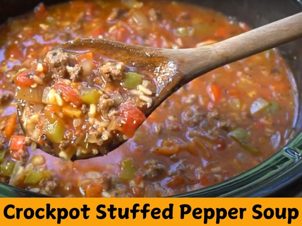 Crockpot Stuffed Pepper Soup Recipe