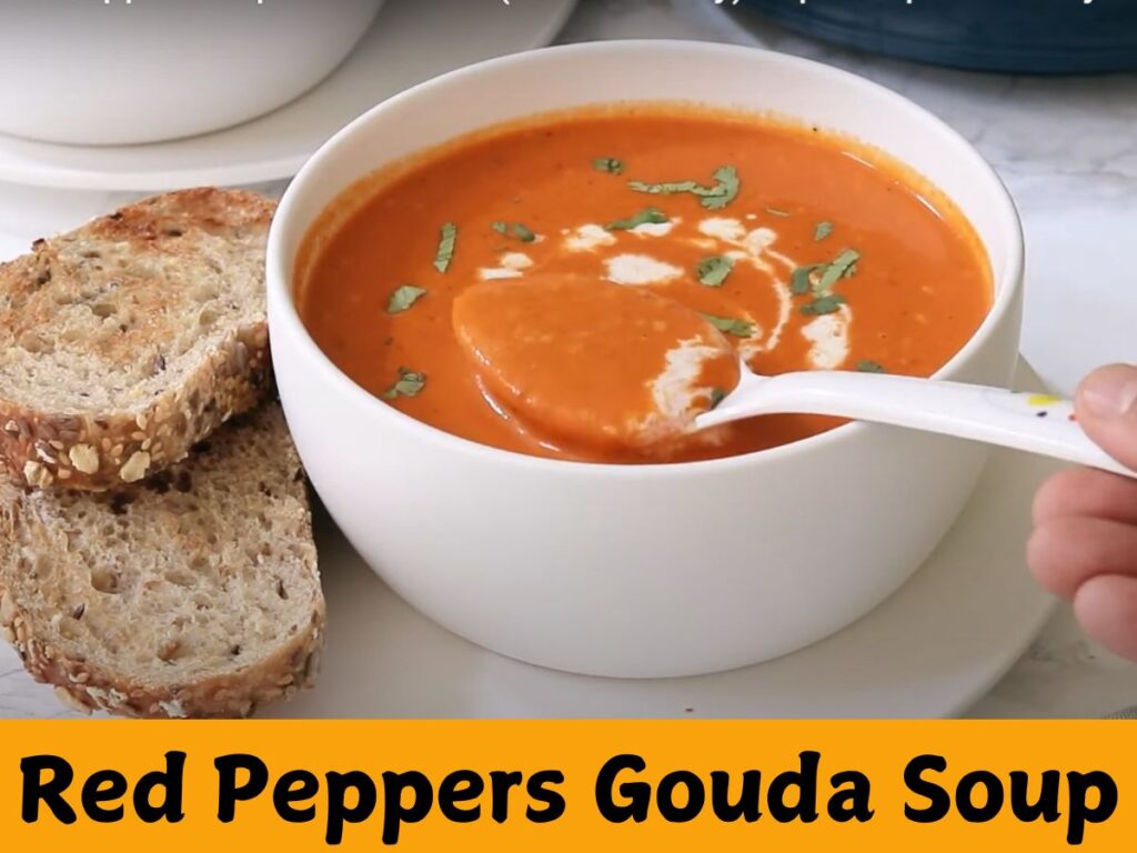 Red Pepper and Gouda Soup